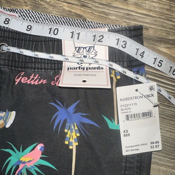 Party Pants Board Shorts Mens XS Blue Swim Trunks. NWT. 4 - Picture 3 of 8